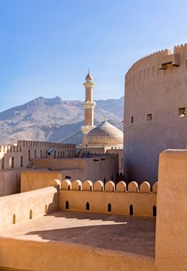 Ulu Camii ve minaresi Nizwa - Umman.
