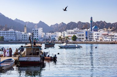 Muttrah balık Dock - Muscat, Umman