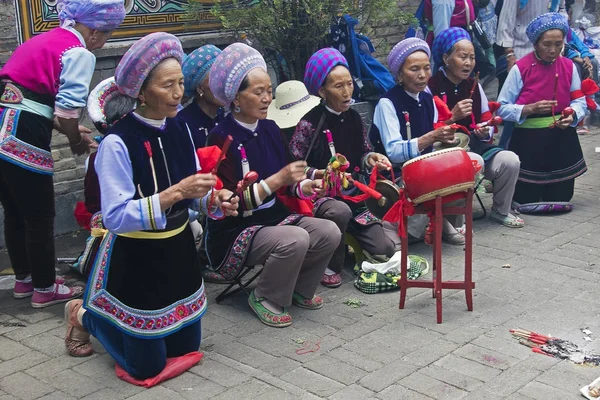 Minotities Festivali Dali - Yunnan, Çin. — Stok fotoğraf