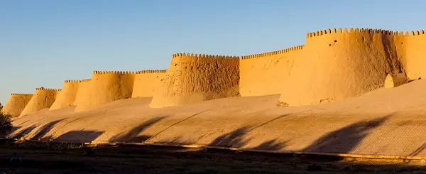 Mur miejski Chiwy - Uzbekistan — Zdjęcie stockowe