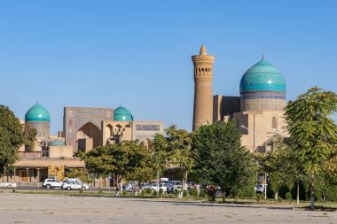 Kalyan cami ve Minare, Buhara, Özbekistan şehirde bulunan.