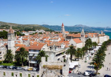 Trogir sahil mesire - Dalmaçya, Hırvatistan