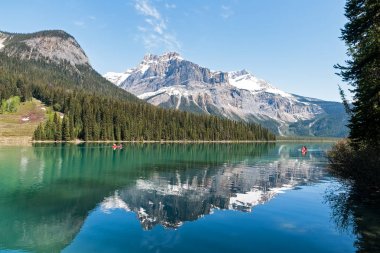 Kano Emerald Gölü Kanada Rocky Dağları - Yoho Np, Bc, Kanada