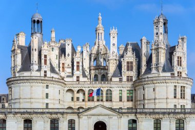 Loire Vadisi 'ndeki Chateau de Chambord - Fransa