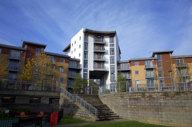 İngiltere'de apartman kompleksi