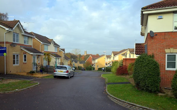 英国的现代住宅小区 — 图库照片