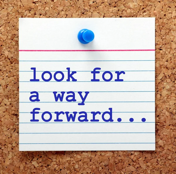 Look For A Way Forward — Stock Photo, Image