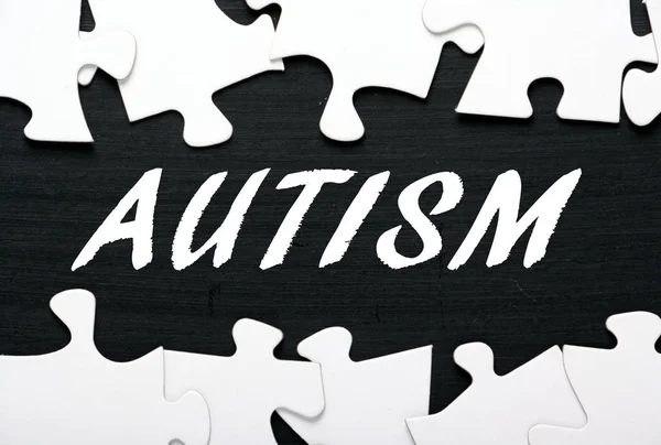 Conceito de Consciência do Autismo — Fotografia de Stock