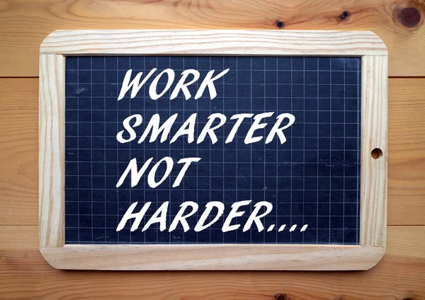 Work Smarter Not Harder — Stock Photo, Image