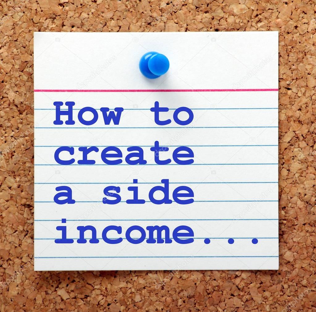 How to Create a Side Income