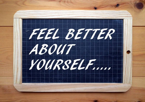 Sente-te melhor contigo mesmo — Fotografia de Stock
