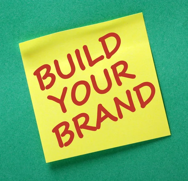 Build Your Brand — Stock Photo, Image