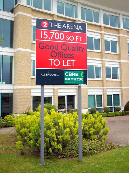 Good Quality Offices To Let Sign — Stock Photo, Image