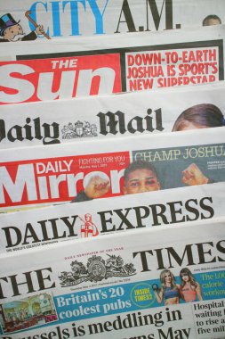 İngiliz günlük Gazeteler