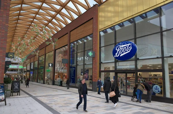 Het Lexicon Shopping Center in Bracknell, Engeland — Stockfoto