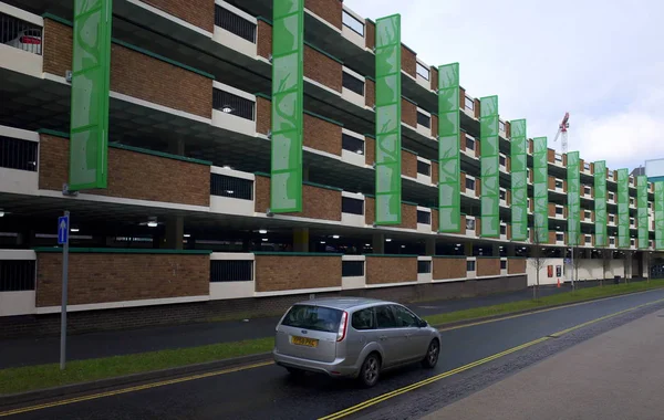 Bracknell England March 2018 Car Passes One Multistory Car Parks — Stock Photo, Image