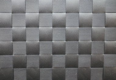 İç içe siyah plastik kafes çalışmalarını şeritler formları dokulu bir arka plan olarak kullanmak için bir desen