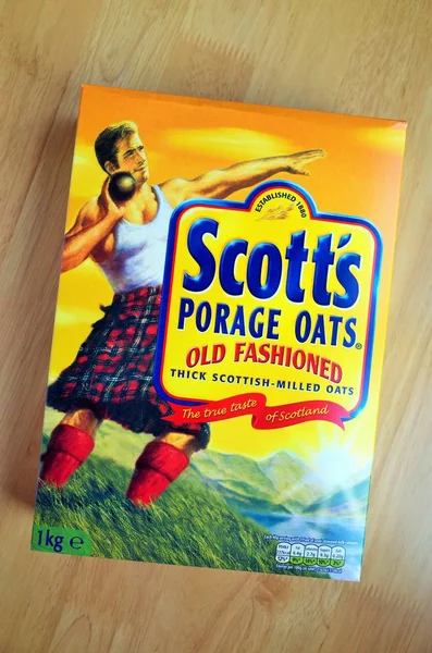 Bracknell England February 6Th 2020 Box Scott Old Fashioned Porridge — стоковое фото