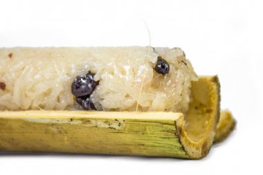 Bambu tatlı yapışkan pirinç