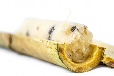 Bambu tatlı yapışkan pirinç