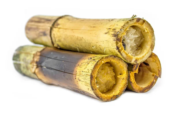 Bambu tatlı yapışkan pirinç