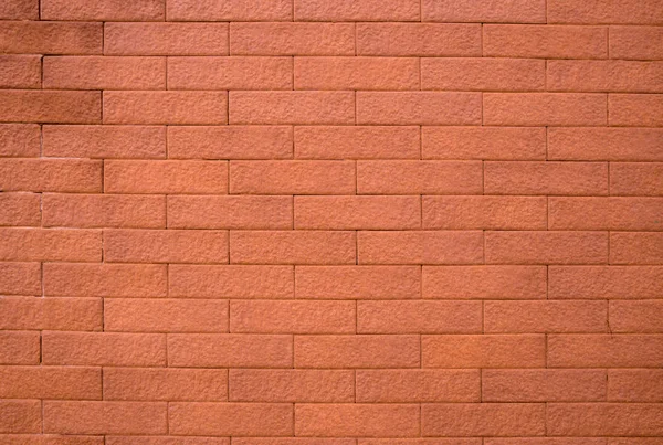 Turuncu tuğla duvar doku arka plan metin için yer ile — Stok fotoğraf