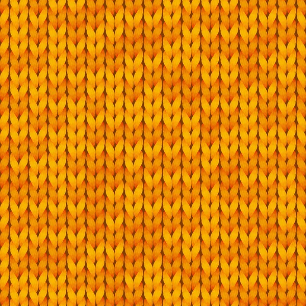 Traditional seamless knitted orange pattern. Winter design background with a place for text. Seamless pattern.