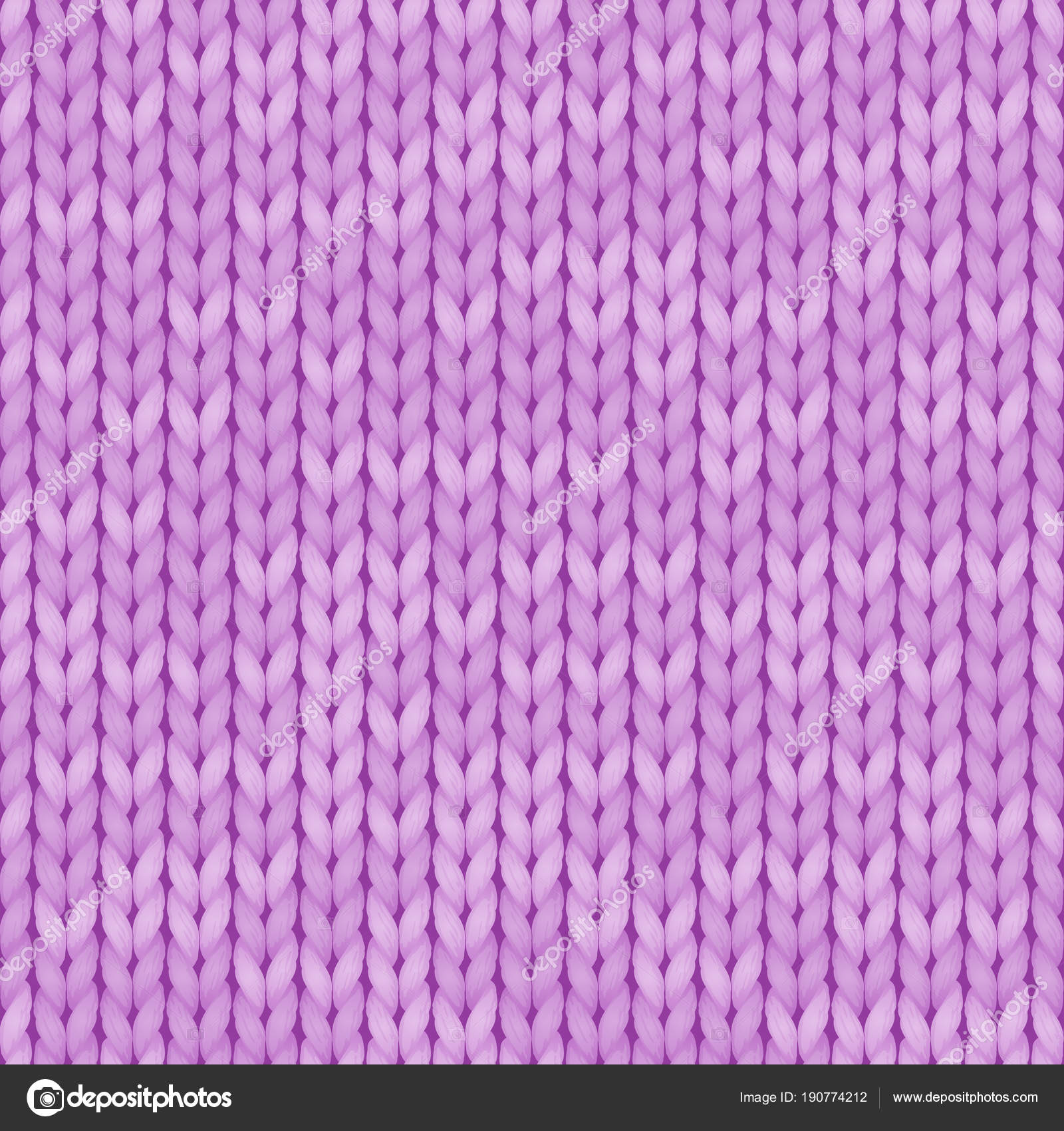 Light Violet Realistic Simple Knit Texture Seamless Pattern