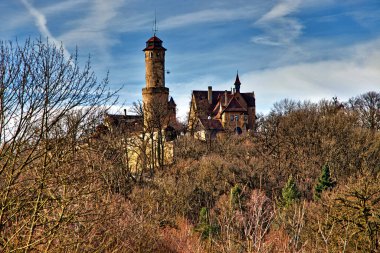 Almanya 'daki güzel, antik şato.