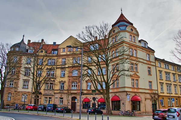 Bellissimi Edifici Nella Città Bamberg Germania — Foto Stock