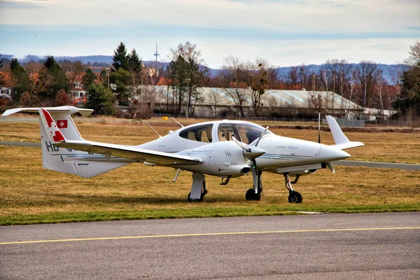 Deporte Aviones Construidos Aeródromo —  Fotos de Stock