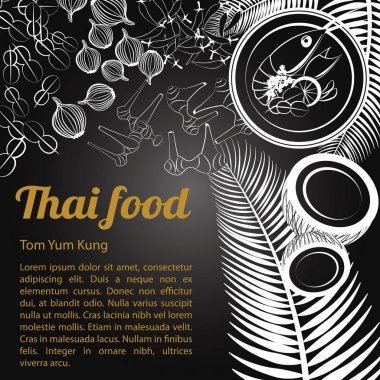 Tay lezzetli ve ünlü food.river karides baharatlı çorba Tom yum kung 