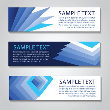beyaz renk banner tasarım web sitesi için mavi ve backgrou için uyum