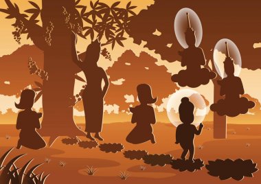 Lord Buda'nın de önemli gün için kullanılan ağacın altında doğdu 