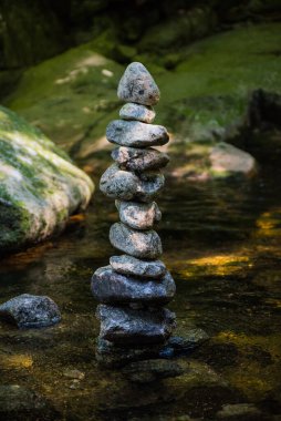 Mumlava Şelalesi, Harrachov, Dev Dağlar, Krkonose Ulusal Parkı, Çek Cumhuriyeti - Görüntü