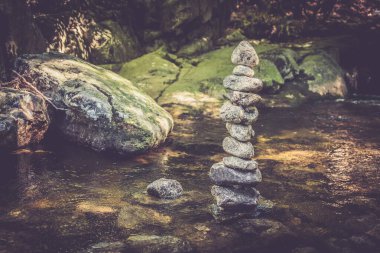 Mumlava Şelalesi, Harrachov, Dev Dağlar, Krkonose Ulusal Parkı, Çek Cumhuriyeti - Görüntü