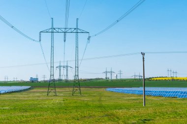 Avrupa sahasında bulunan Güneş Enerji Santrali (Fotovoltaic Station)