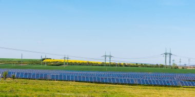 Avrupa sahasında bulunan Güneş Enerji Santrali (Fotovoltaic Station)