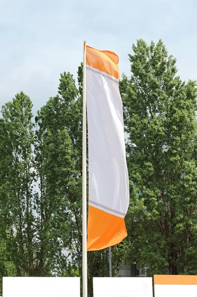 Kommersiella banner flagga — Stockfoto