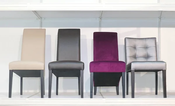 Cadeiras coloridas modernas — Fotografia de Stock