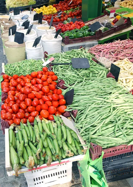 Čerstvá zelenina trh — Stock fotografie