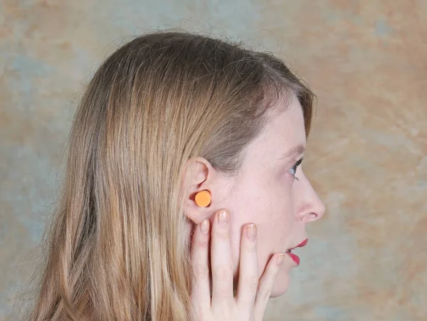 Ear plug inside — Stock Photo, Image