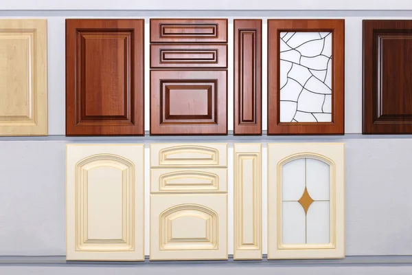 Kitchen cabinet doors — Stock Photo, Image