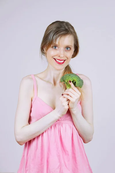 Broccoli healthy food lover — Stock Photo, Image