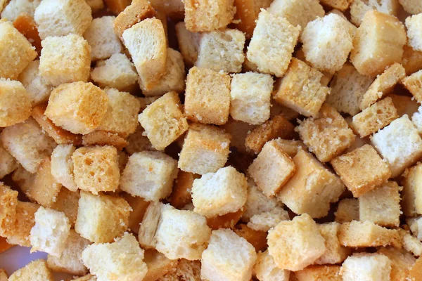 Bread croutons pile — Stock Image Bread croutons pile Stock Photo