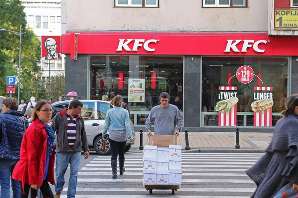 KFC en Belgrado — Foto de Stock