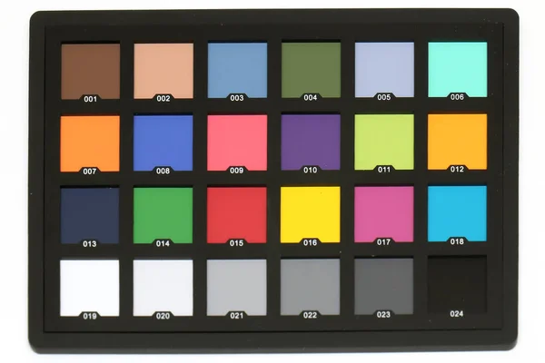 Matte Colorful Eyeshadows Palette Square Pans — Stock Photo, Image