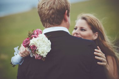 mutlu evli çift sadece