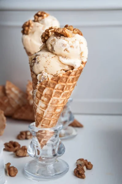 Vanilla Bean Gelato — Stock Photo, Image