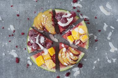 Lezzetli karpuz pizza